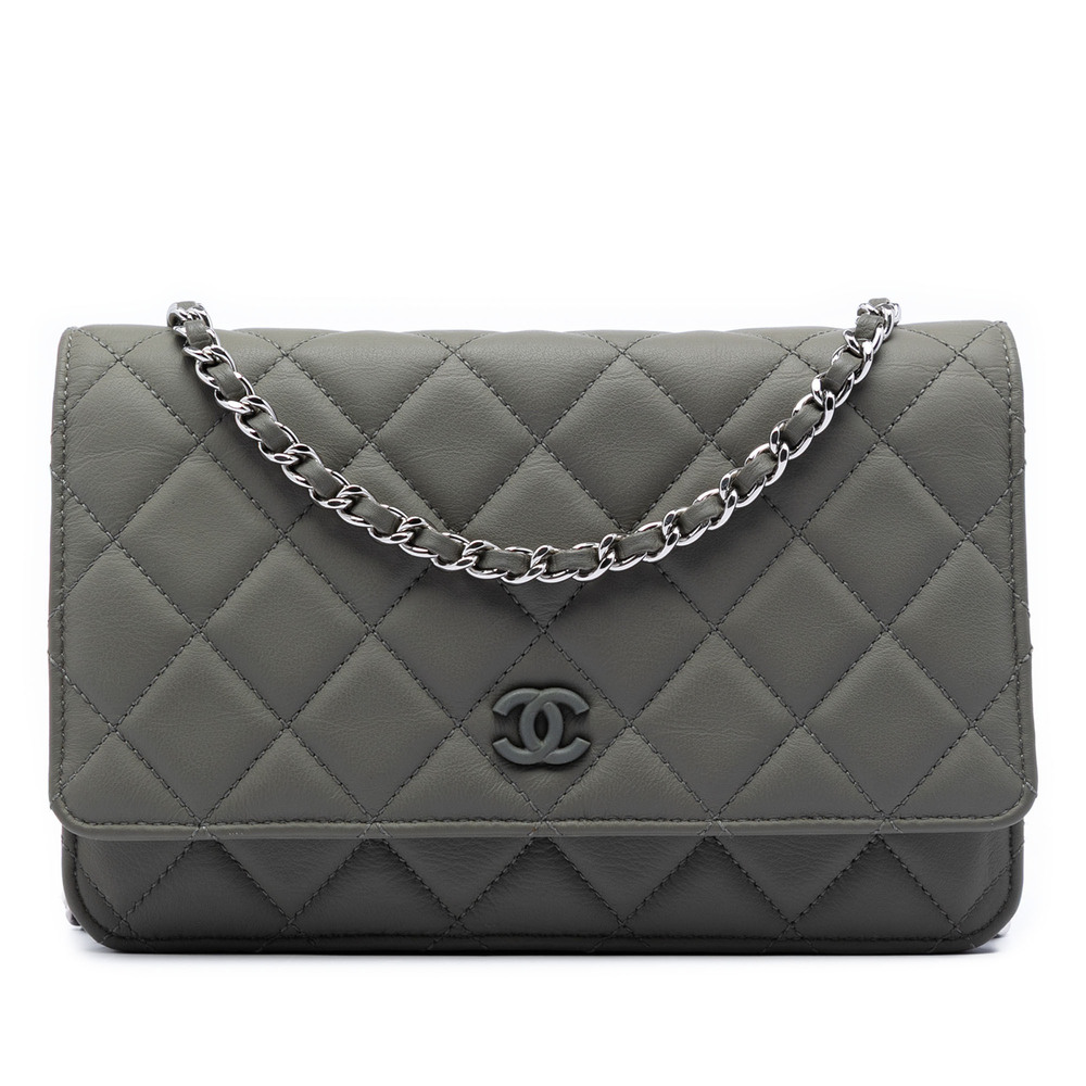 Pre-Loved Chanel CC Quilted Lambskin Incognito Wallet On Chain